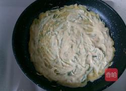 玉米面黄瓜丝鸡蛋饼的做法图解5