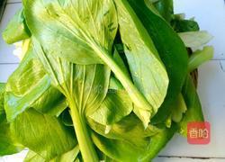 炝炒青菜的做法图解1