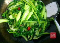 炝炒青菜的做法图解5