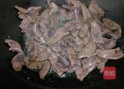 芹菜炒猪肝的做法图解3