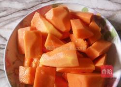 木瓜炖银耳汤的做法图解3