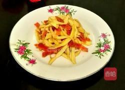 杏鲍菇炒腊肠的做法图解7