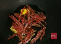 杏鲍菇炒腊肠的做法图解4