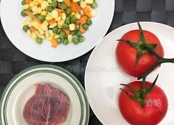 好看又好吃的西红柿玉米盏的做法图解1