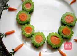 苦瓜胡萝卜心的做法图解11