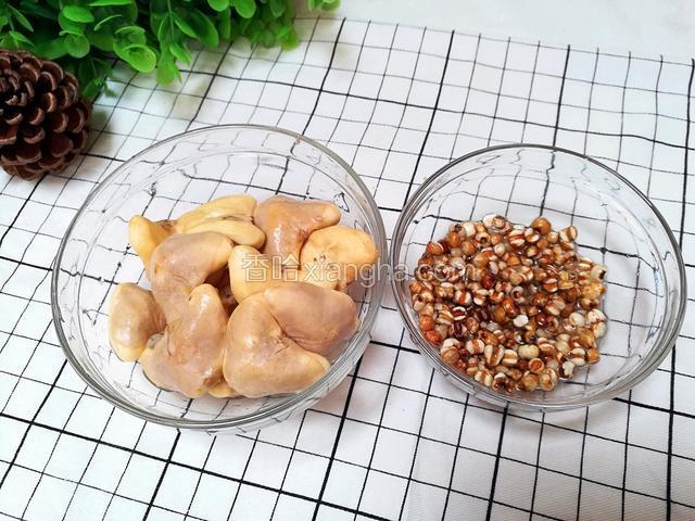 菱角薏米沥干水分