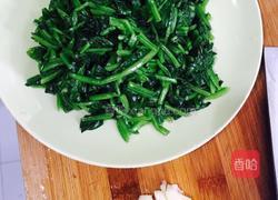 炒菠菜的做法图解3