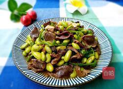 鸭胗炒毛豆的做法图解11