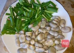 韭菜胡豆（蚕豆）的做法图解3