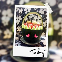 西瓜水果篮的做法[图]