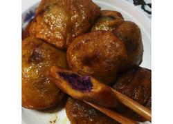 自制紫薯饼～