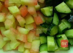 双瓜炒肉的做法图解2