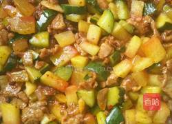 双瓜炒肉的做法图解6