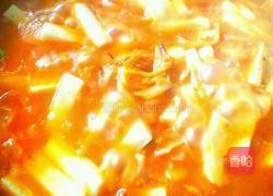 韩式辣白菜炒年糕的做法图解8