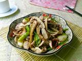 青椒炒野生菌