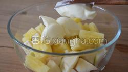 番石榴雪梨菠萝沙拉的做法图解5