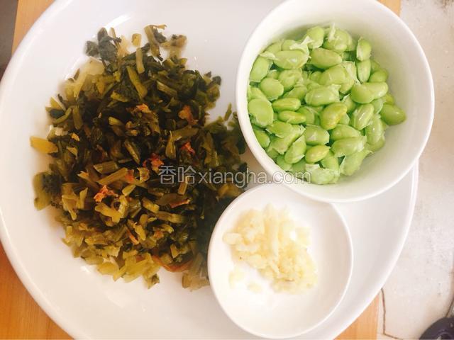 准备好材料备用