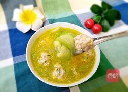 丝瓜肉丸汤的做法图解10