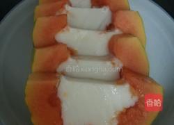 牛奶木瓜的做法图解3