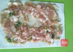 馄饨皮蛋肉饼的做法图解3