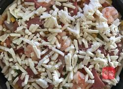 鲜虾培根披萨的做法图解10