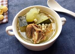 冬瓜薏米干贝鸭汤
