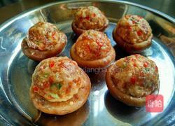 藕丁鲜肉酿香菇的做法图解10