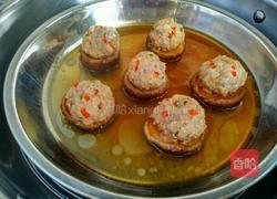 藕丁鲜肉酿香菇的做法图解12