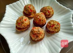 藕丁鲜肉酿香菇的做法图解13