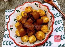 虎皮蛋红烧肉的做法图解9
