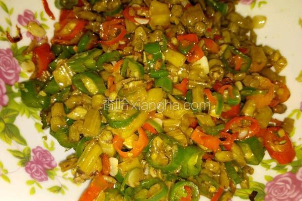 辣椒炒酸豆角