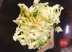 爆炒蒜泥花菜的做法图解4