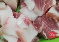白菜地瓜粉丝炒肉片的做法图解4
