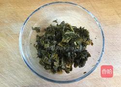雪菜毛豆的做法图解2