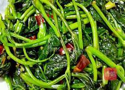 爆炒红薯叶的做法图解4