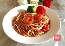 罗勒鲜虾意面的做法图解12