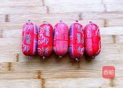油爆菊花肠的做法图解1