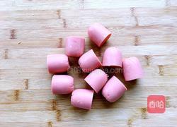 油爆菊花肠的做法图解3