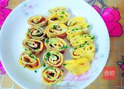 葱花蛋卷的做法图解5