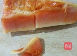 木瓜炖奶的做法图解1