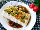 葱油内脂豆腐的做法[图]