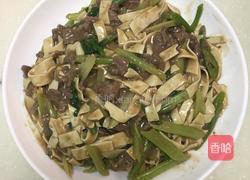 牛肉炒千张的做法图解6