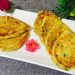 巴沙鱼彩椒鸡蛋饼的做法[图]