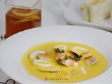马赛南瓜海鲜风情浓汤的做法[图]