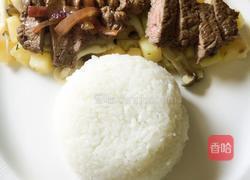 蘑菇牛排饭的做法图解10