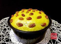 菠菜葡萄干发糕的做法图解13