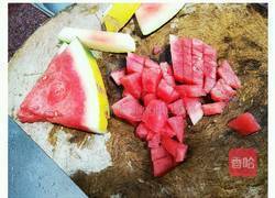 自制蜂蜜西瓜冰棍的做法图解4