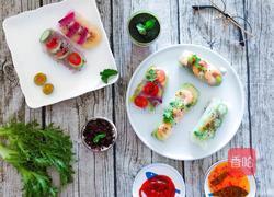 越南春卷水果酸奶杯套餐的做法图解7