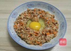 冬菜香菇蒸肉饼的做法图解3