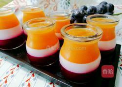 多色水果布丁的做法图解1